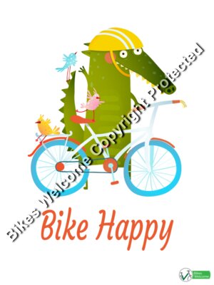 Bike happy croc