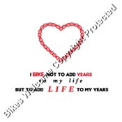 life to my years with heart red