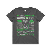 Yes I Bike Dual Colour Print - Kids Youth T shirt