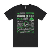 Yes I Bike Dual Colour Print - Mens Block T shirt
